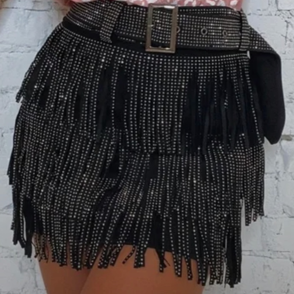 Country concert skirt fringe